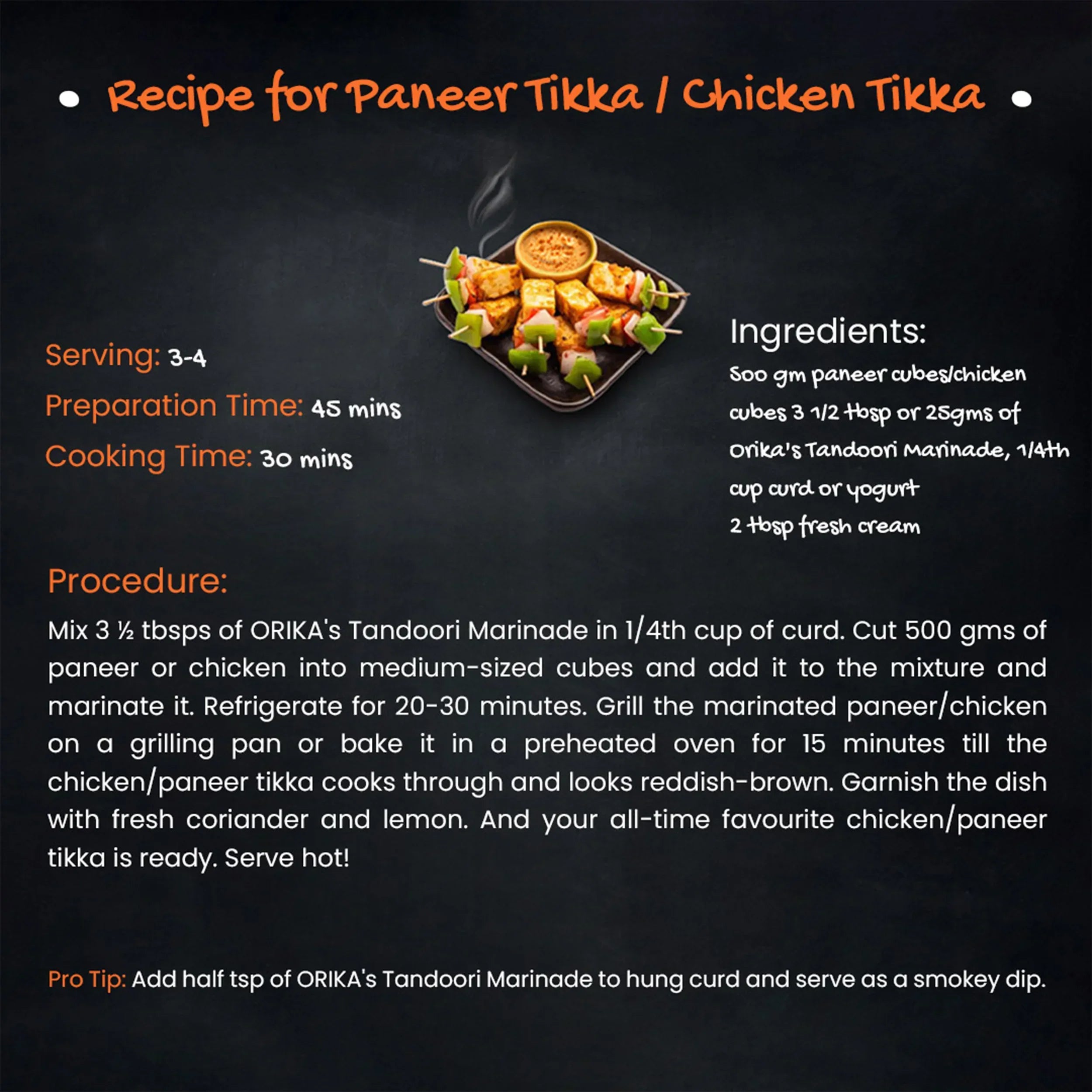 Orika Mint, Tandoori & Biryani Combo (Pack of 3) - Orika Spices India