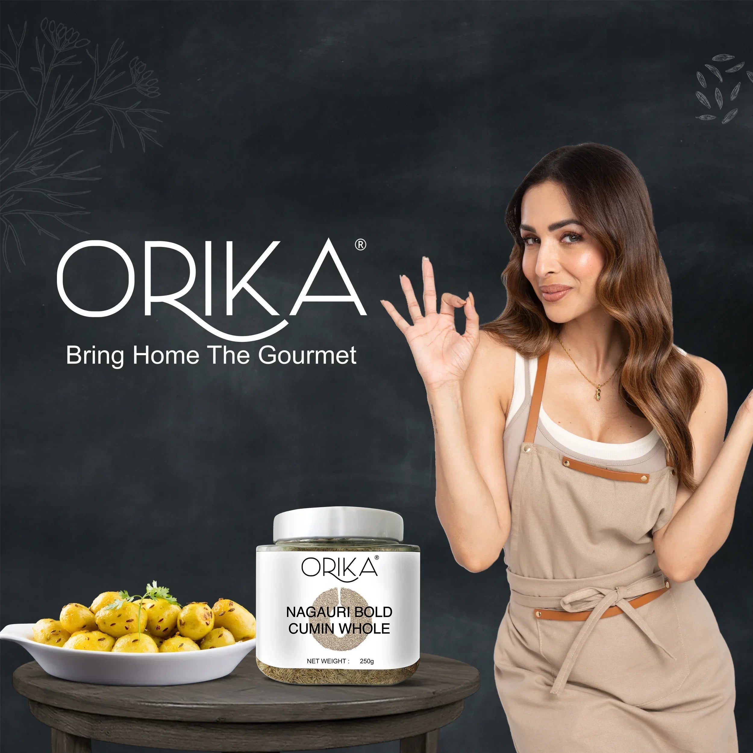 Orika Nagauri Bold Cumin Whole Combo, Pack of 2, 250gm/each - Orika Spices India