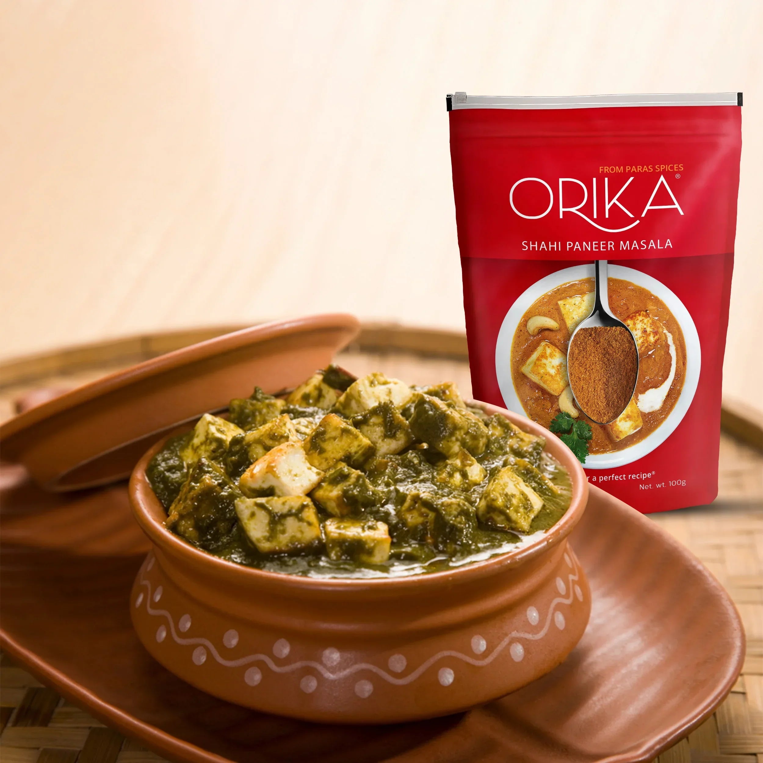 Orika Paneer-Chana Combo (Shahi Paneer Masala, Chana Masala, Kitchen King Masala) (Pack of 3, 100gms each) - Orika Spices India