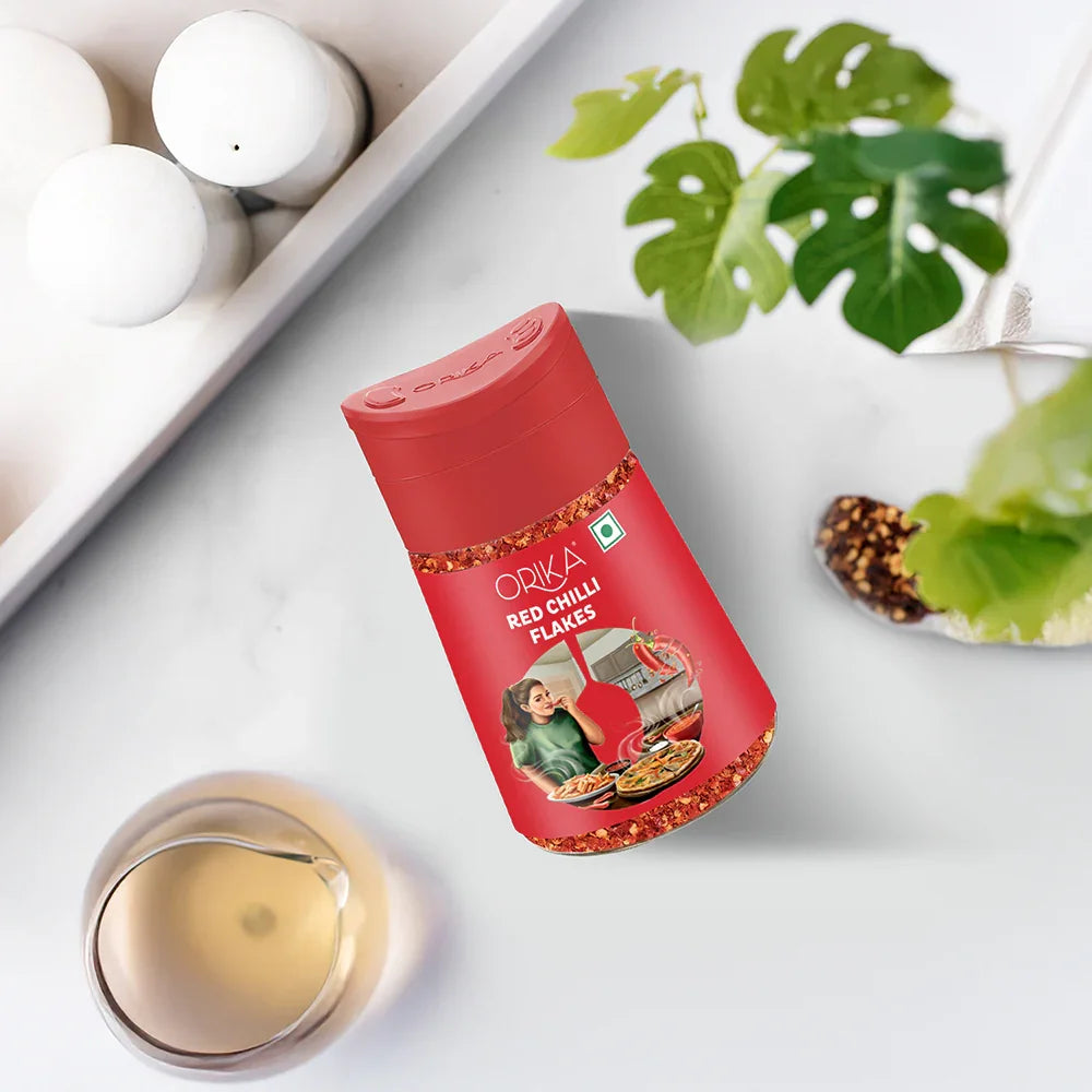 Orika Red Chilli Flakes 45g - Orika Spices India