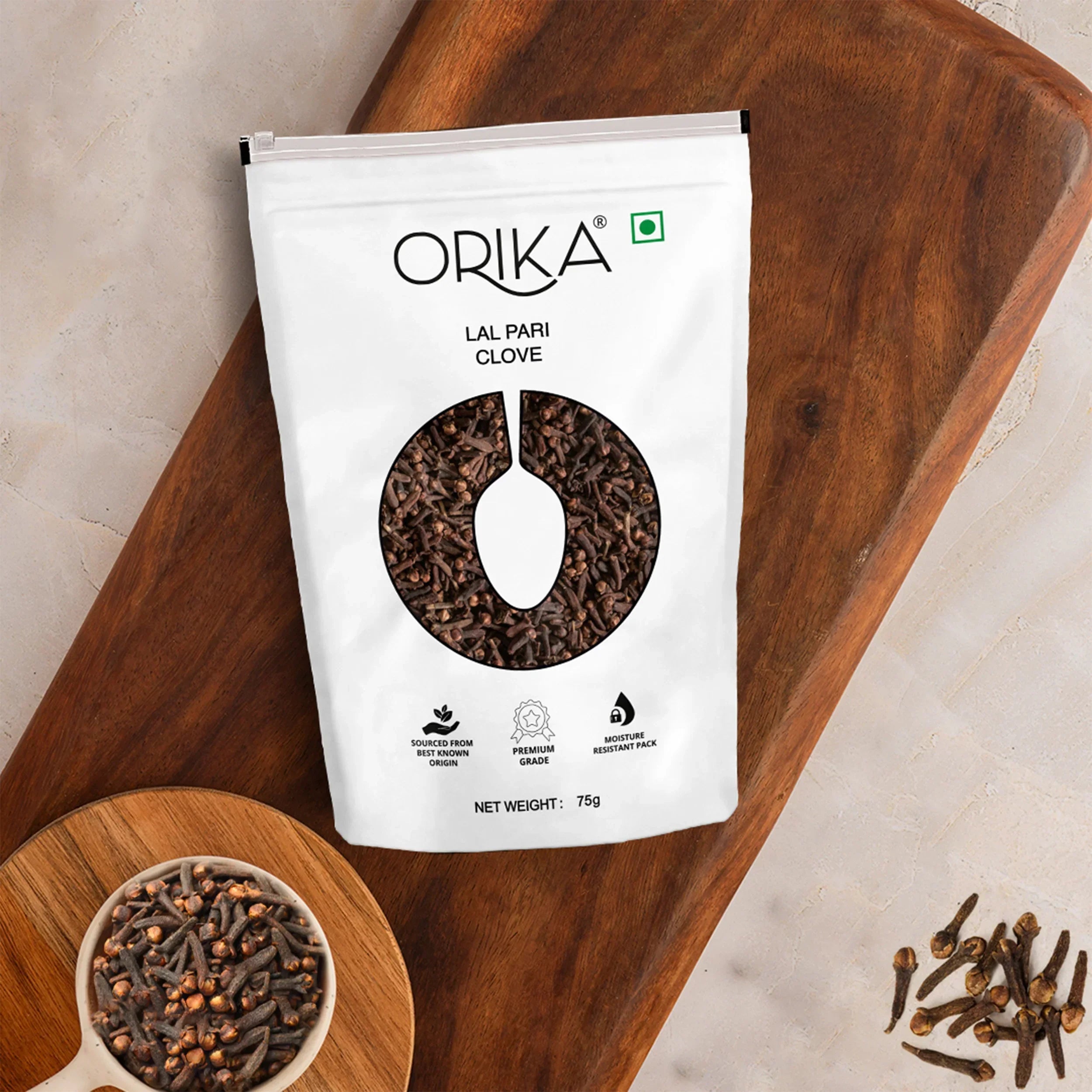 Orika's Lal Pari Clove Whole, 75g - Orika Spices India