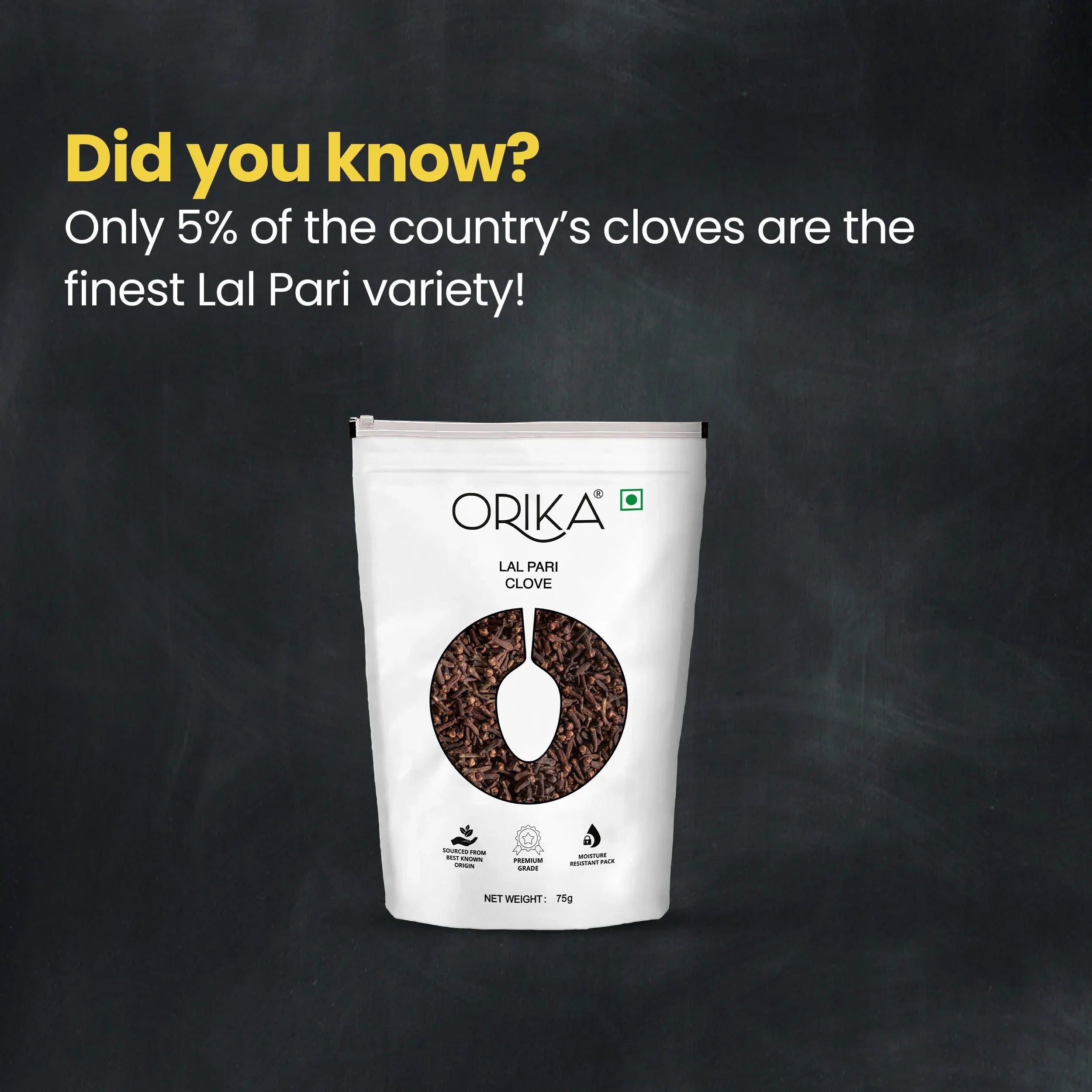 Orika's Lal Pari Clove Whole, 75g - Orika Spices India