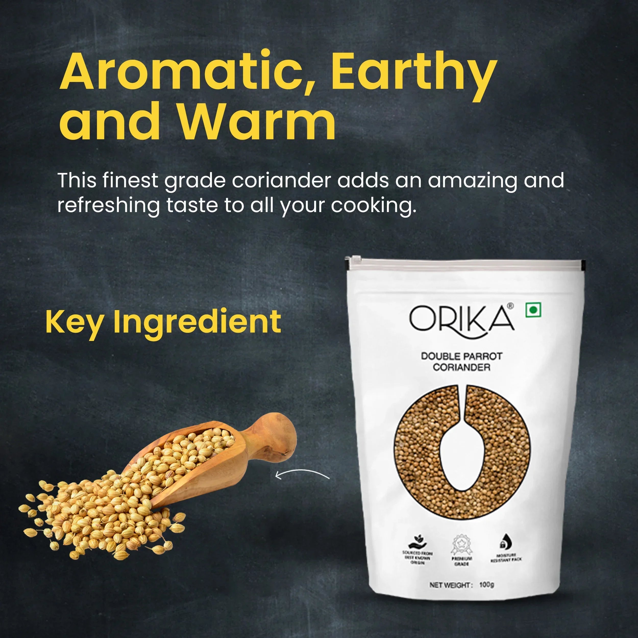 Orika Sabut Masala Combo, Pack of 3, 100g/each - Orika Spices India