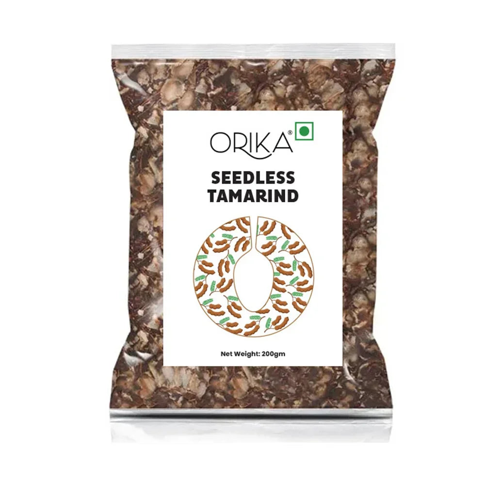Orika Seedless Tamarind 200 g – Premium Seedless Tang (Tamarind Flavor ...