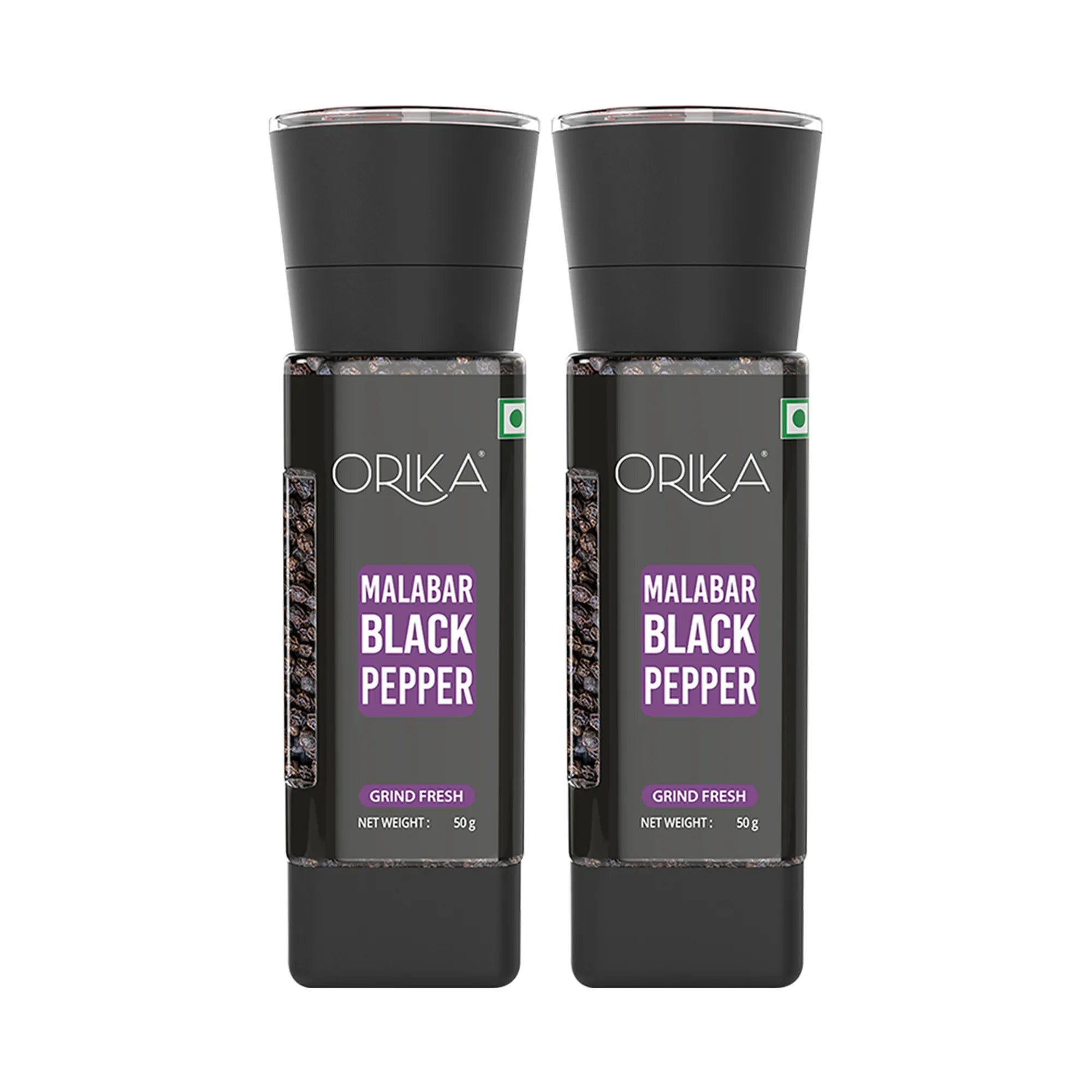 Orika Malabar Black Pepper Grinder | 50g