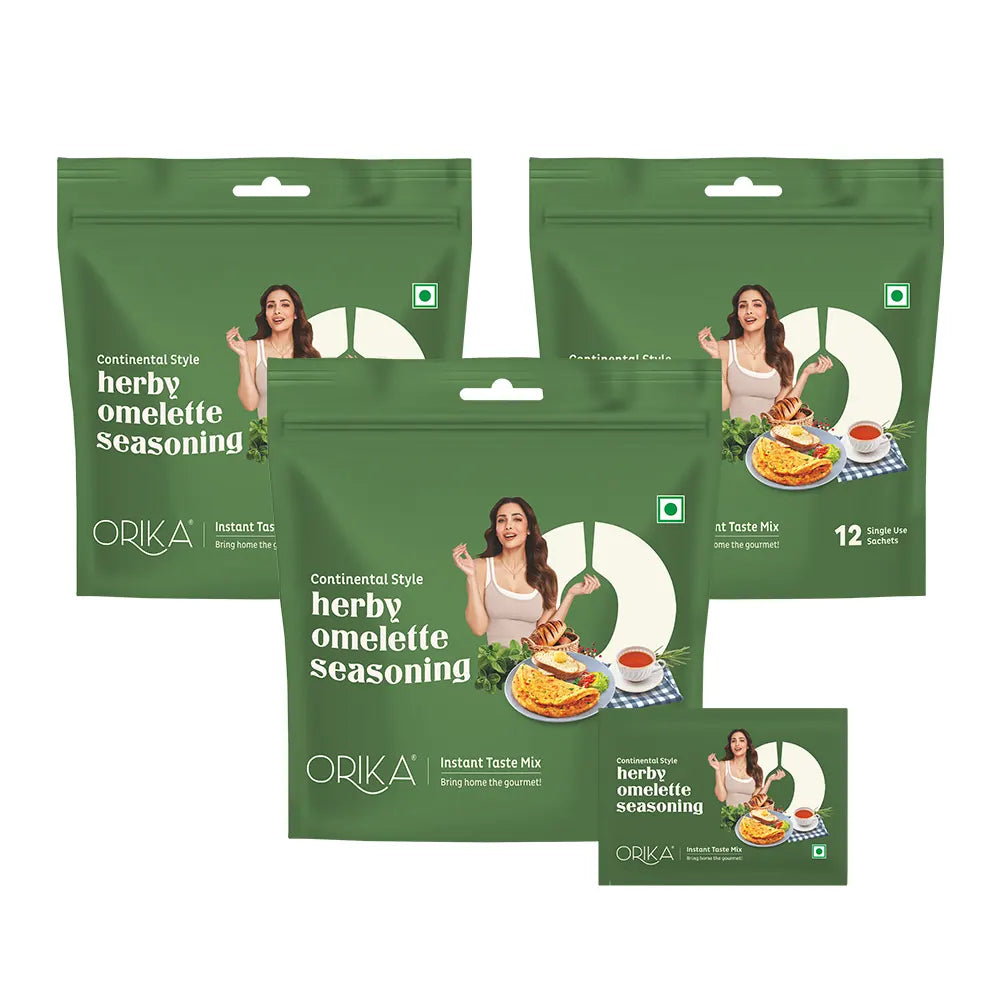 Continental Style Herby Omelette Seasoning | 12 Sachets