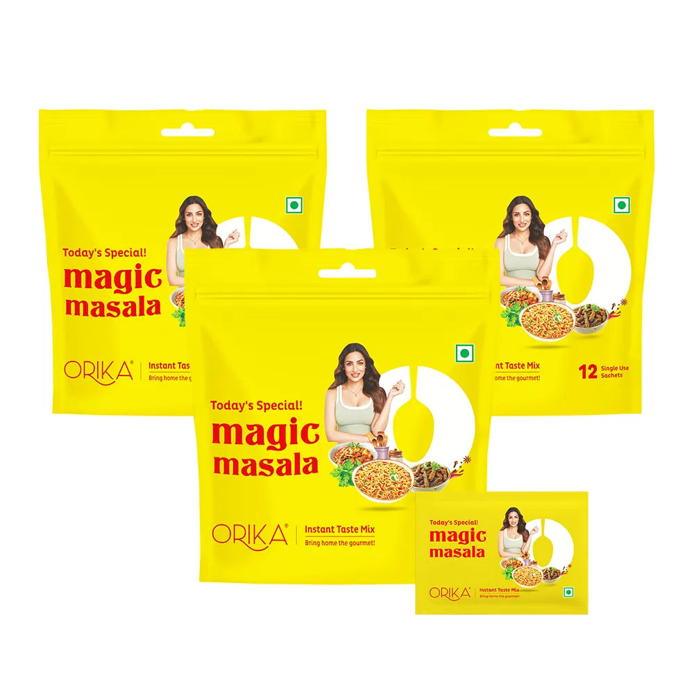Orika Today's Special Magic Masala | All in One Masala | 12 Sachets