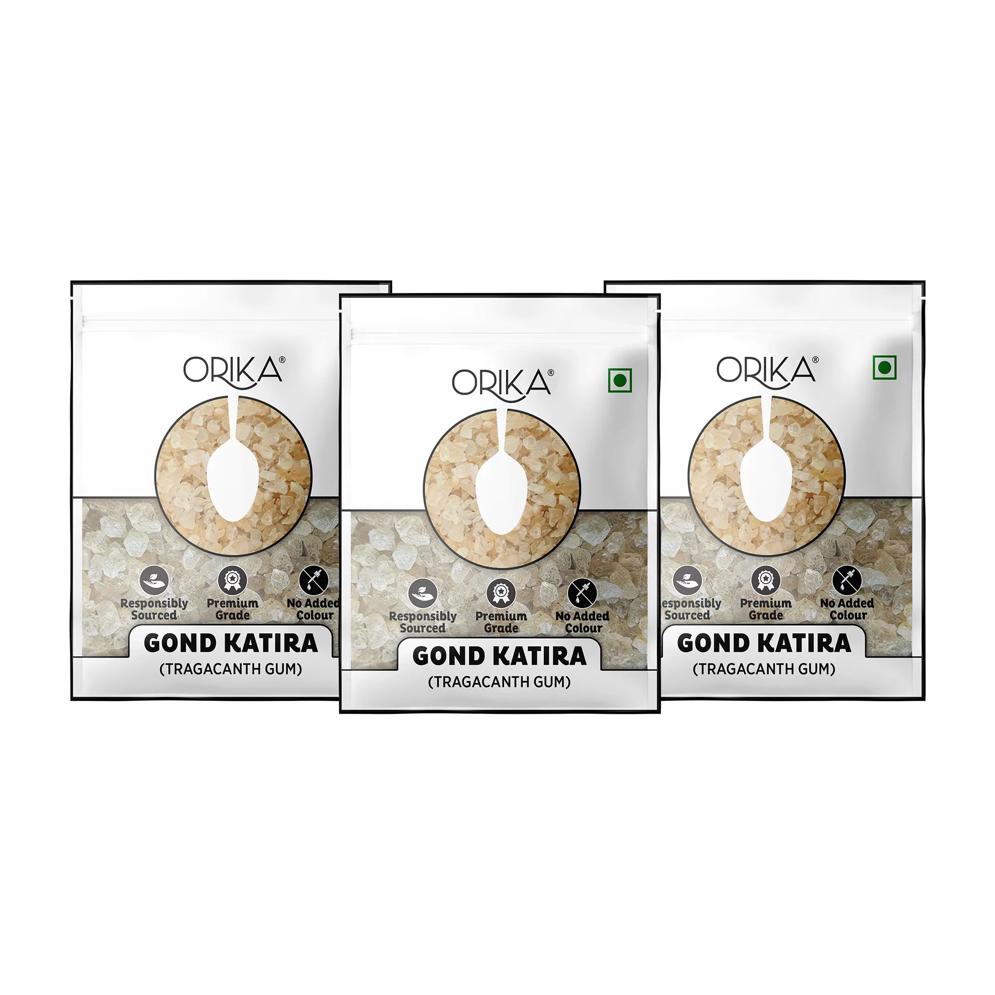 Orika Gond Katira (Tragacanth Gum) – 80g | Natural Cooling Agent | For Sharbat & Desserts
