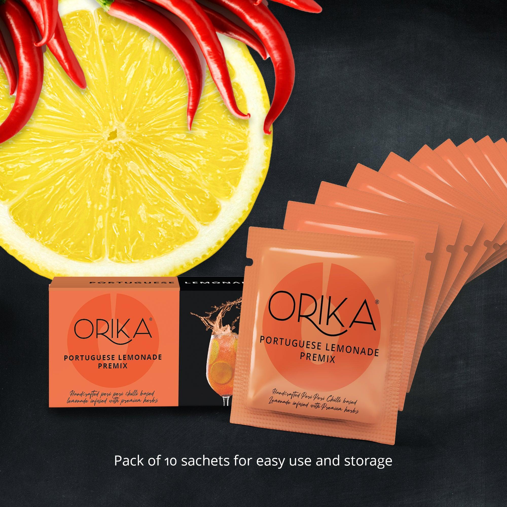 PORTUGUESE LEMONADE PREMIX, (10sachets/box) - Orika Spices India