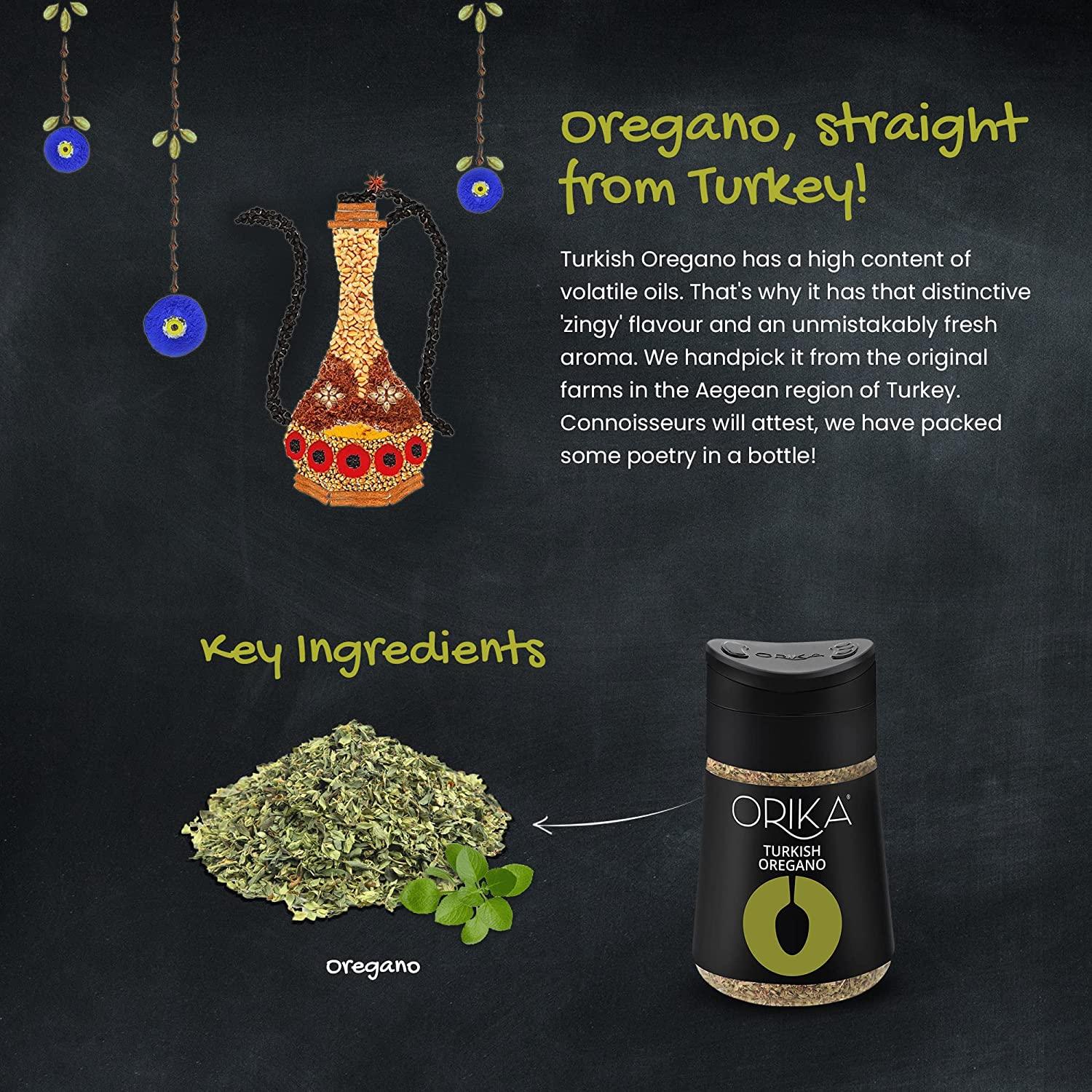 Table Sprinkler Combo (Chat Masala + Turkish Oregano + All Purpose Mexican Seasoning) (Pack of 3) - Orika Spices India