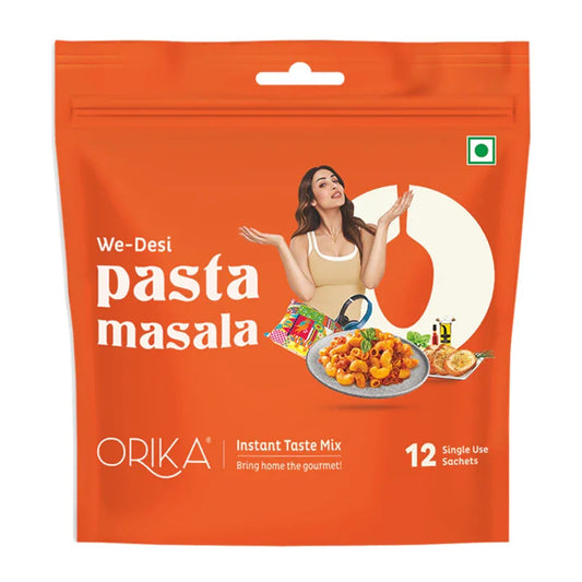 We-Desi Pasta Masala, All in One Masala, 12 single use sachets - Orika Spices India