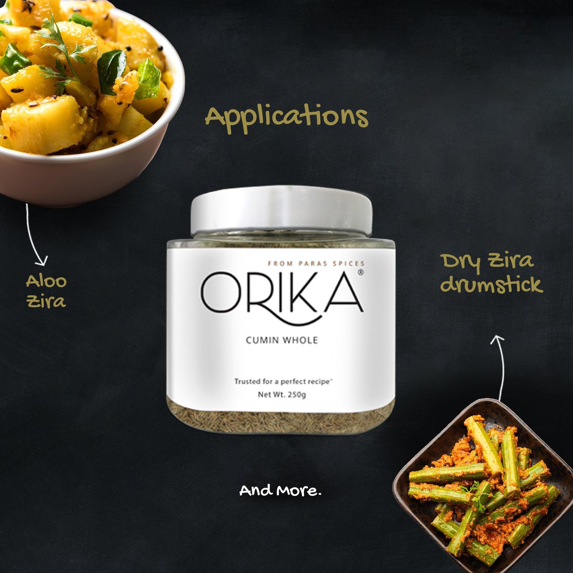 Whole Spices Combo (Cumin Whole, Coriander whole, Kasoori Methi Whole) - Orika Spices India
