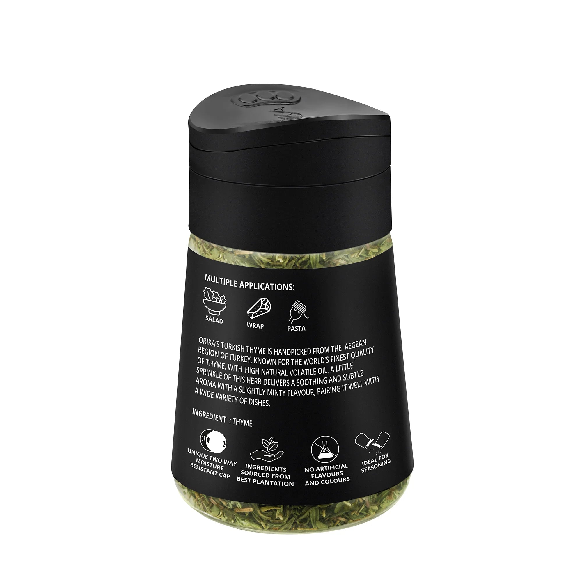 Orika Gourmet Herbs Sprinkler Combo (Gourmet Herb Mix + Turkish Thyme + Turkish Oregano) - Orika Spices India