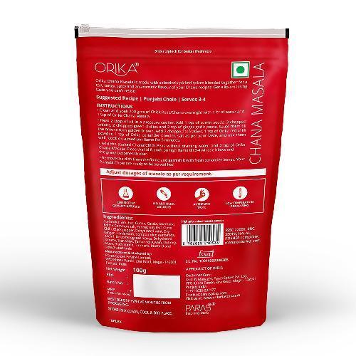 Orika Paneer-Chana Combo (Shahi Paneer Masala, Chana Masala, Kitchen King Masala) (Pack of 3, 100gms each) - Orika Spices India