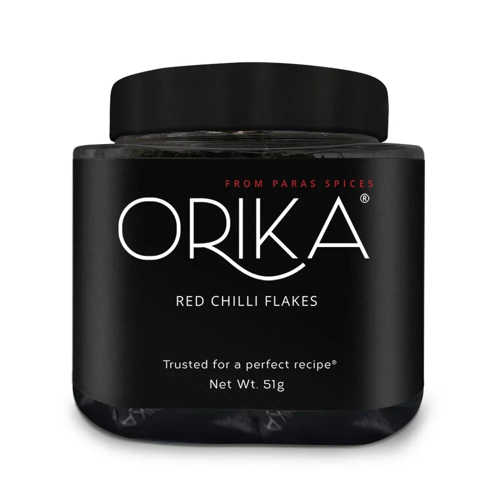 Red Chilli Flakes Combo (pack of 3 jars, 40g/each) - Orika Spices India